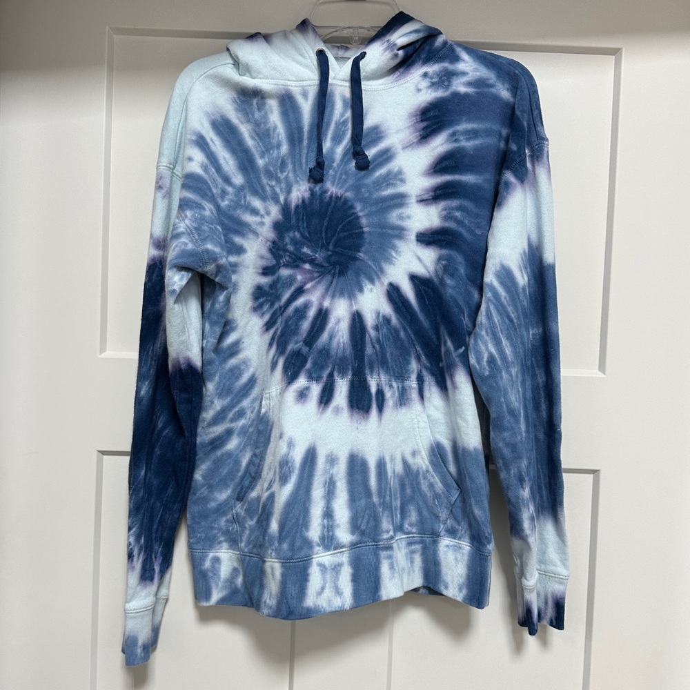 Old Navy Long Sleeve Oversized Hoodie Tie Dye Size S